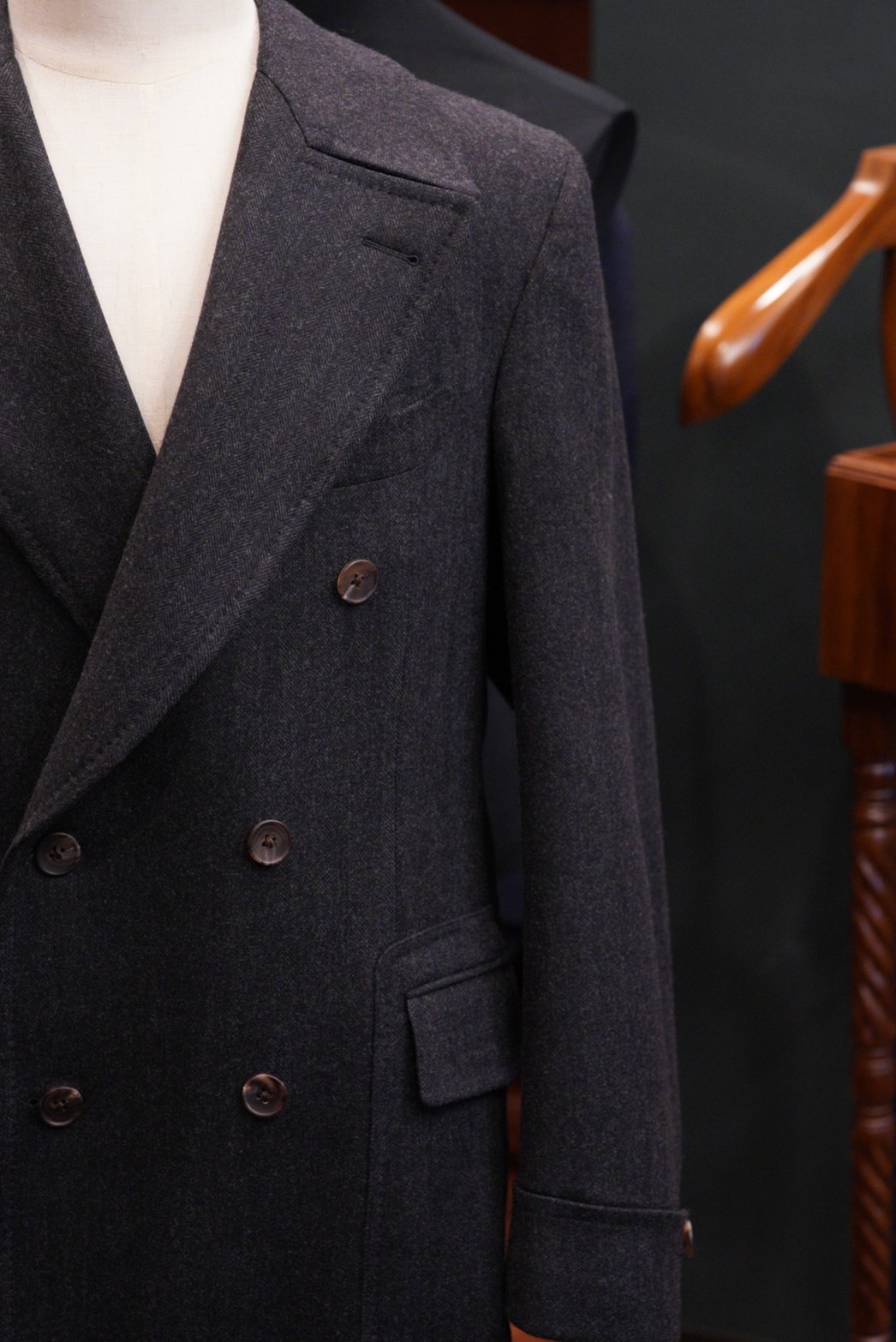 ツイード　ポロコート　オーダーメイド K様 オーダーポロコート オーダー事例 - SARTORIALE